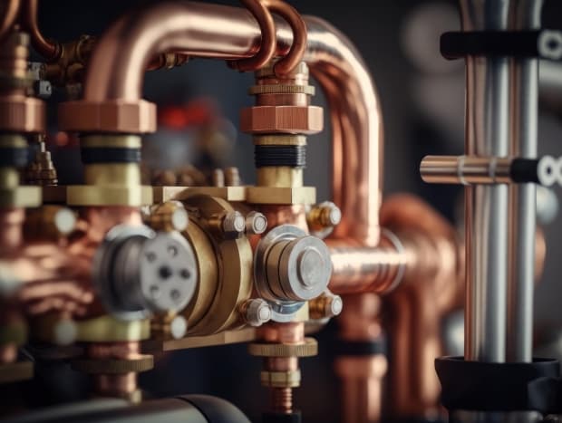 Maquinas de inyección de plástico en una fabrica